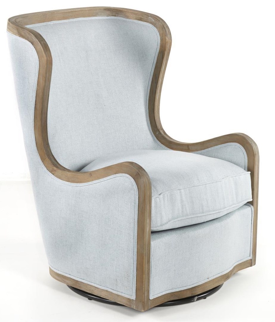 Swivel wing store chair